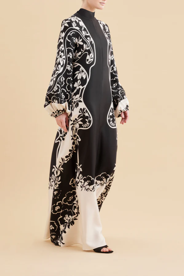Longsleeves Silk Dress