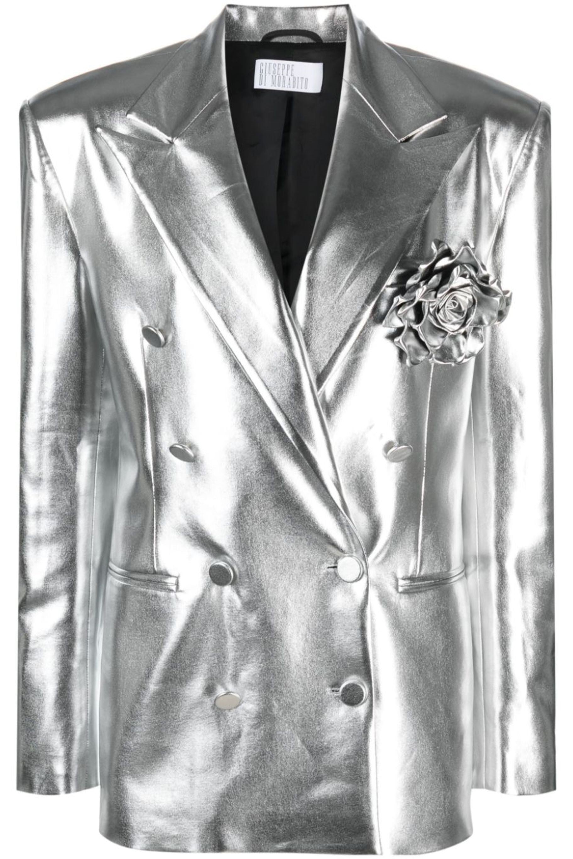 【関税込み】GIUSEPPE DI MORABITO DOUBLE BREASTED COAT WITH M Giuseppe di Morabito Faux fur coat Giuseppe di Morabito